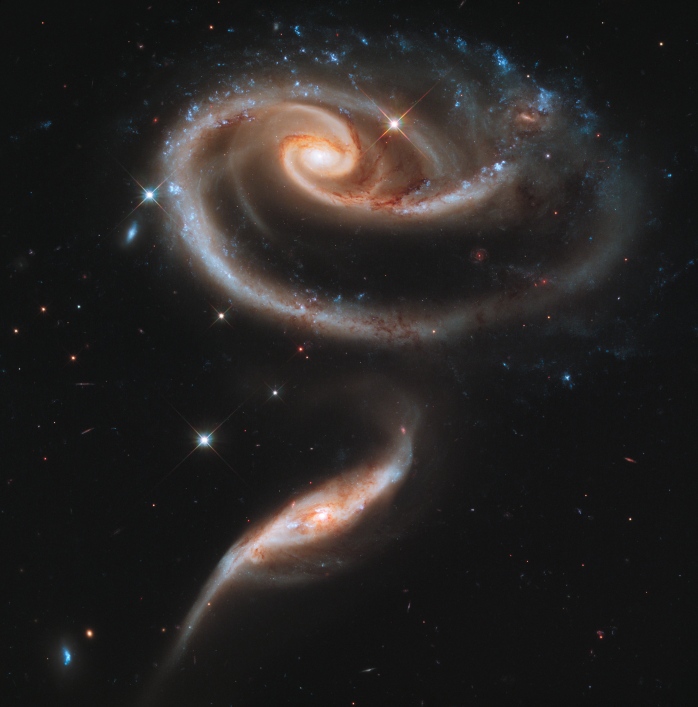 Galassie Rosa, telescopio Hubble